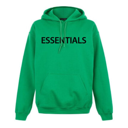 "The Essentials Oversized Sweat Hoodie in Green offers a perfect blend of comfort and style. With its loose fit and vibrant green color, this hoodie adds a contemporary touch to your casual wardrobe. Crafted with quality materials, it ensures a cozy feel, making it a standout piece for a relaxed yet fashionable look."