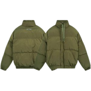 essentials-puffer-jacket-army-green-1